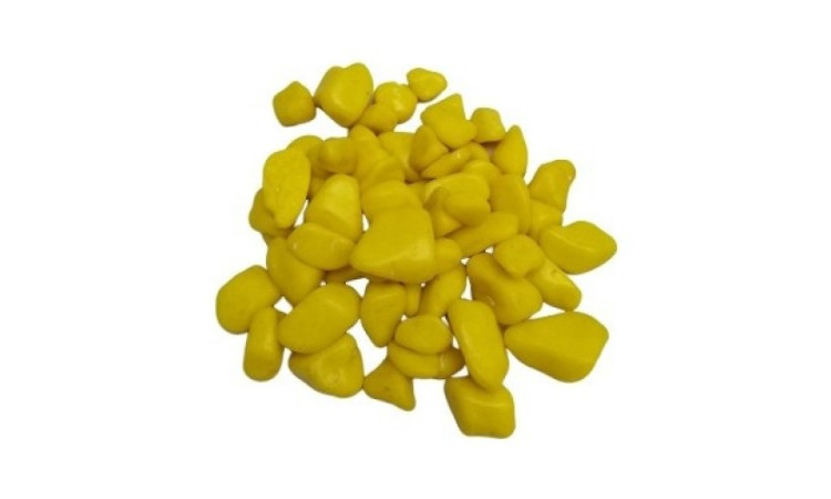 AKVARYUM TAŞI 10 KG ( BOYUT NO: 1 )  RENK: SARI